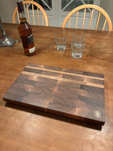 Walnut charcuterie board