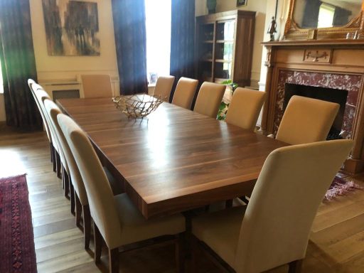 Walnut dining table