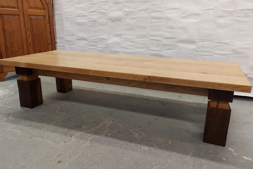 English Oak Vicarage coffee table