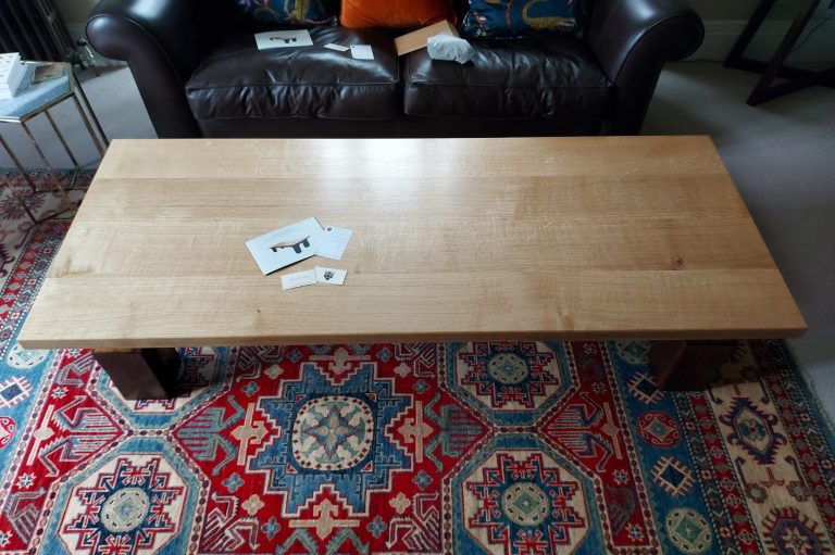 English Oak Vicarage coffee table